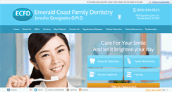 Desktop Screenshot of emeraldcoastfamilydentistry.com